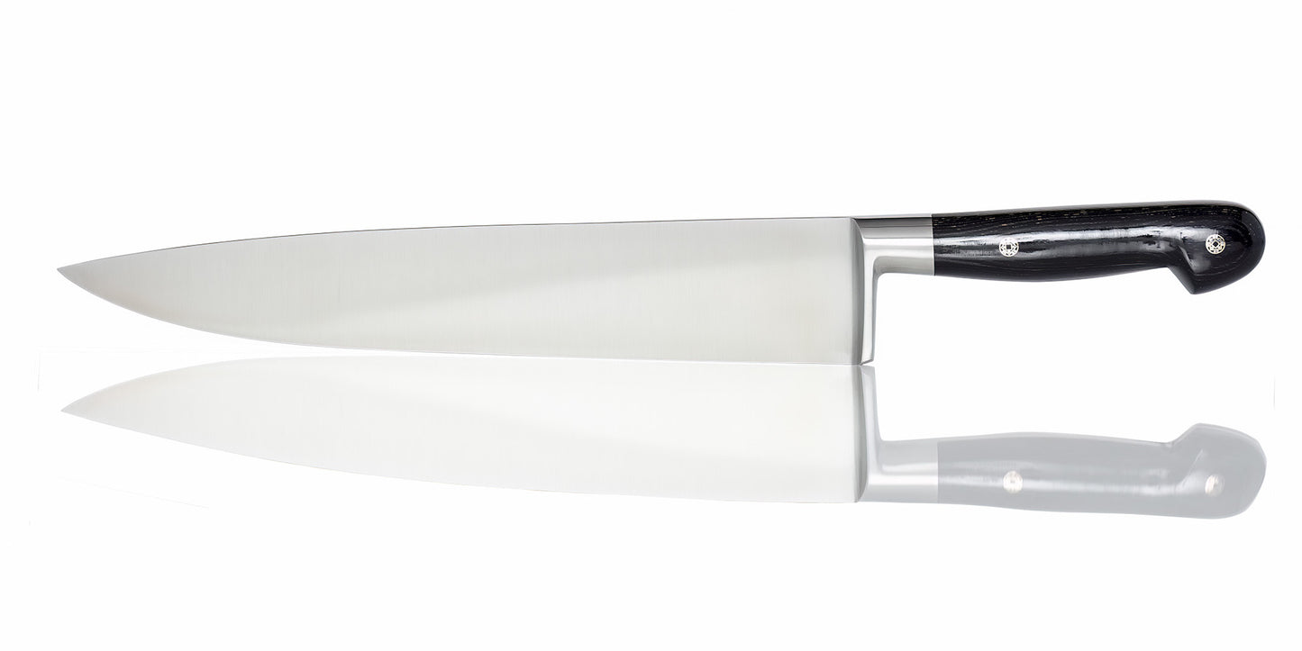 Perceval Knive — Smedet Kokkekniv - 27 cm Pakkatræ