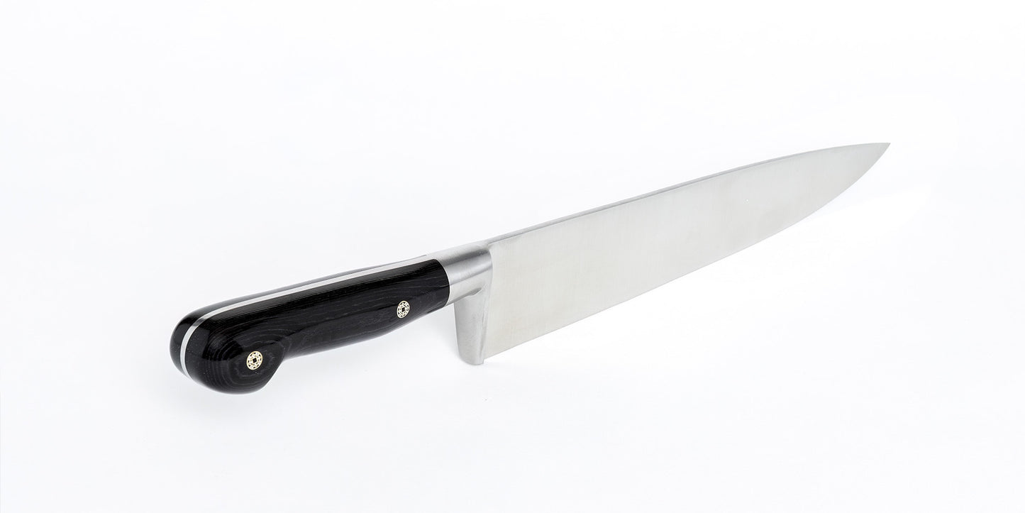 Perceval Knive — Smedet Kokkekniv - 27 cm Pakkatræ