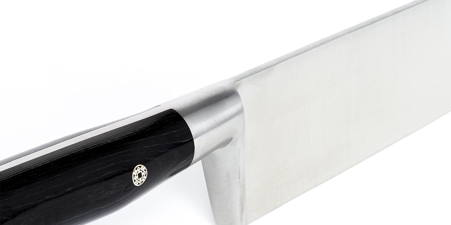 Perceval Knive — Smedet Kokkekniv - 27 cm Pakkatræ