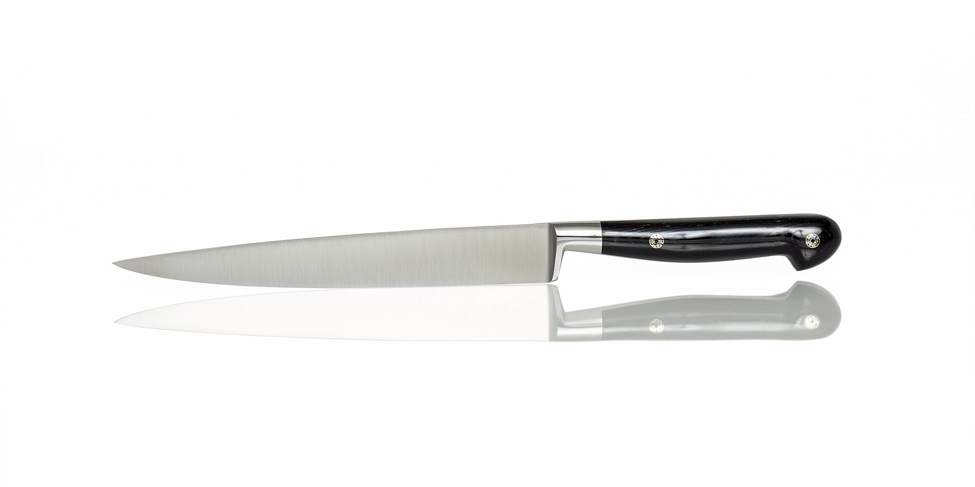 Perceval Knive — Smedet Forskærerkniv 20cm Pakkatræ